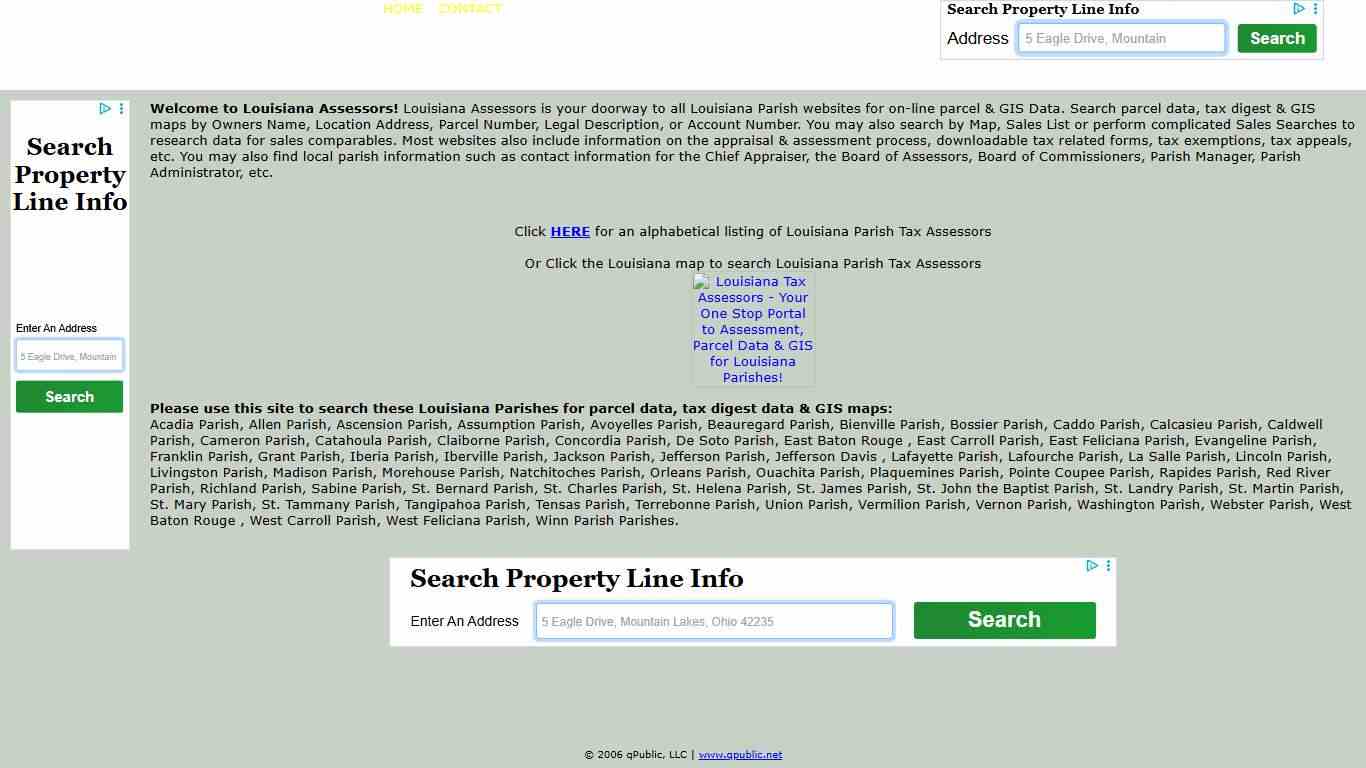 Louisiana Tax Assessors - Your One Stop Portal to Assessment, Parcel, Tax & GIS Data for Louisiana Parishes!